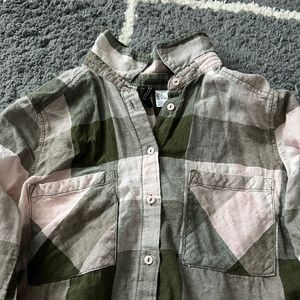 Cute Green and Pink Flannel